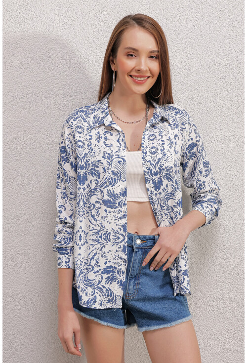 3721 Graphic Patterned Shirt