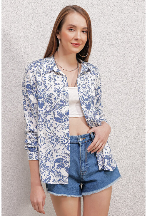 3721 Graphic Patterned Shirt