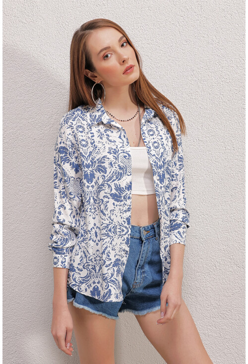 3721 Graphic Patterned Shirt