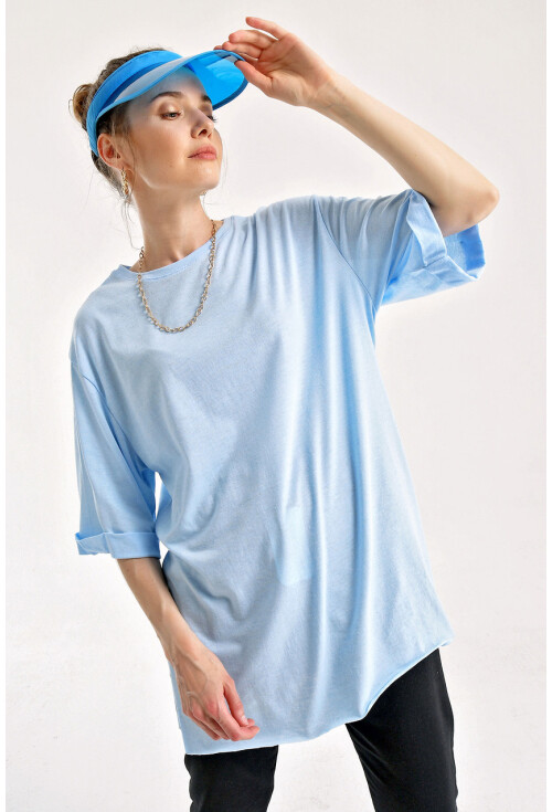 4123 Slit Oversized T-Shirt