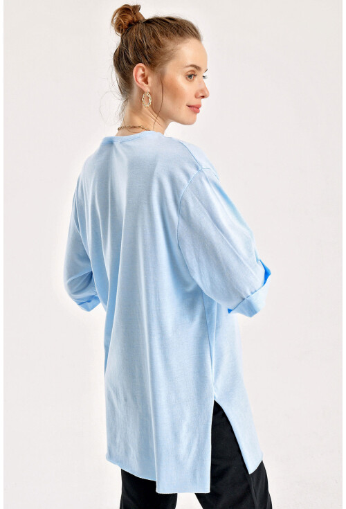 4123 Slit Oversized T-Shirt