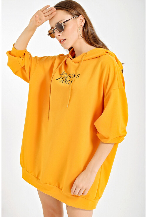 4125 Oversize Sweat Elbise