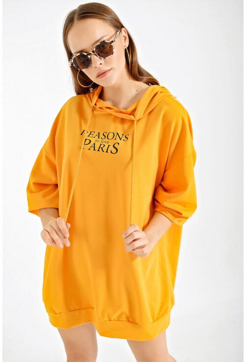 4125 Oversize Sweat Elbise