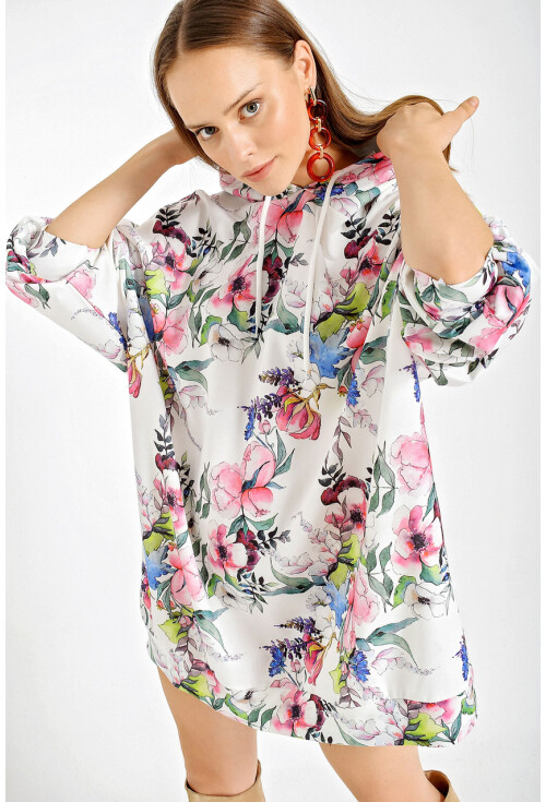 4125 Oversize Sweat Elbise