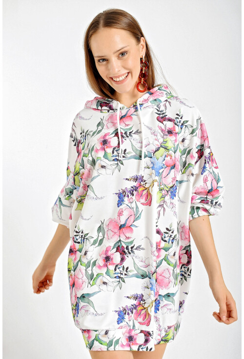 4125 Oversize Sweat Elbise
