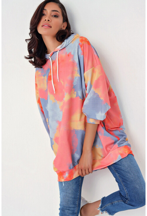 4125 Oversize Sweat Elbise
