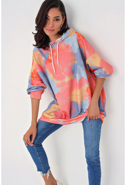 4125 Oversize Sweat Elbise