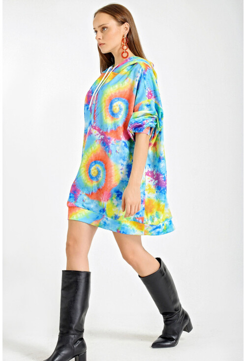 4125 Oversize Sweat Elbise