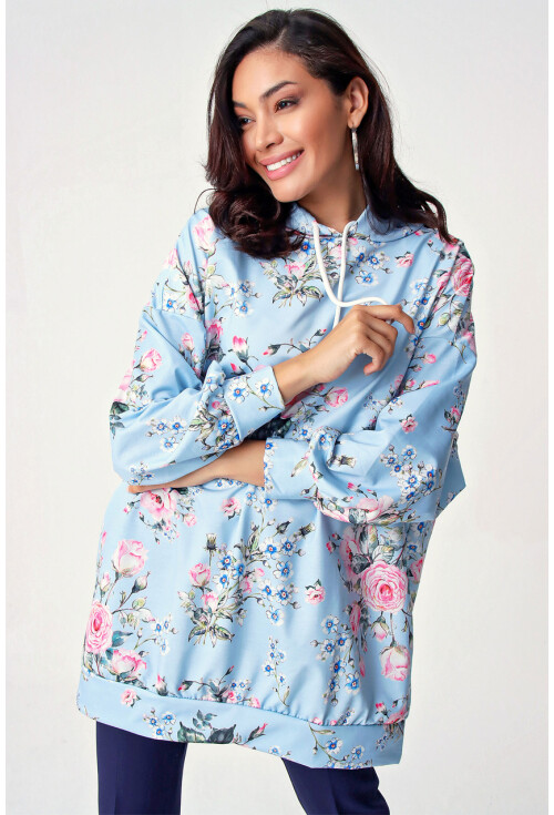 4125 Oversize Sweat Elbise