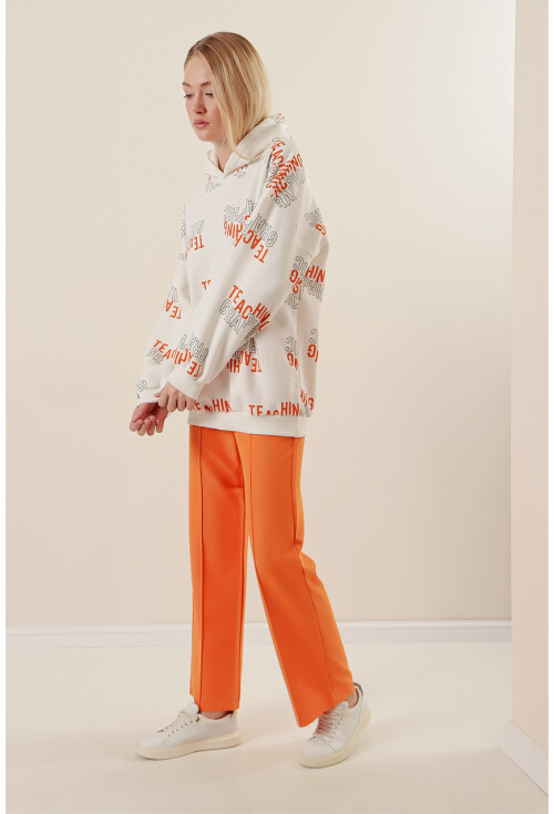4125 Oversize Sweat Elbise