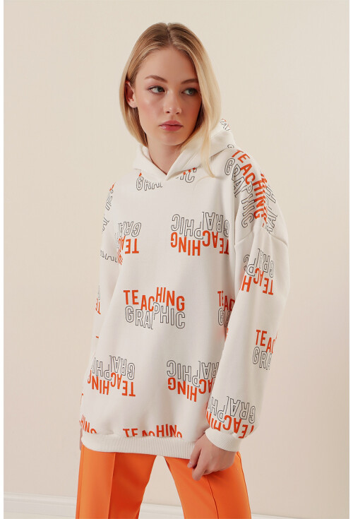 4125 Oversize Sweat Elbise