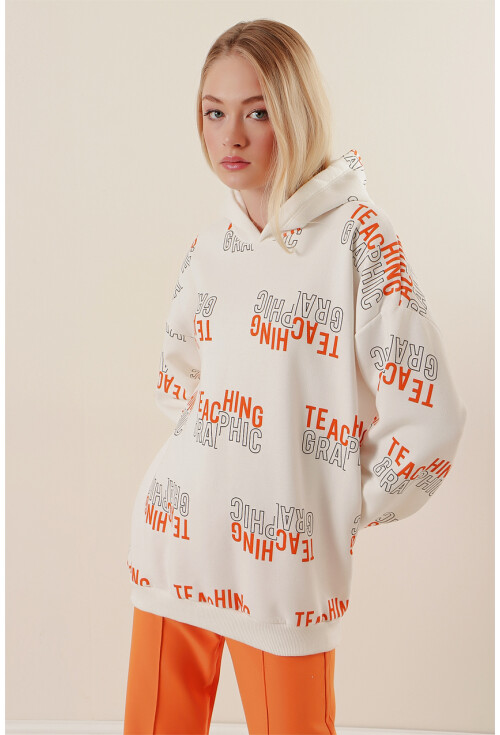 4125 Oversize Sweat Elbise