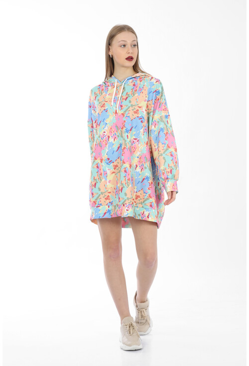 4125 Oversize Sweat Elbise