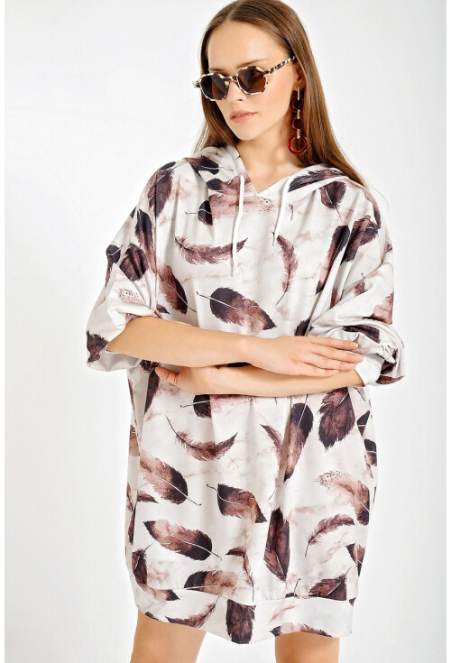 4125 Oversize Sweat Elbise