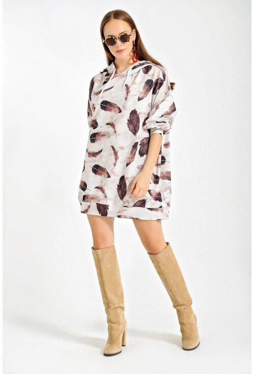 4125 Oversize Sweat Elbise