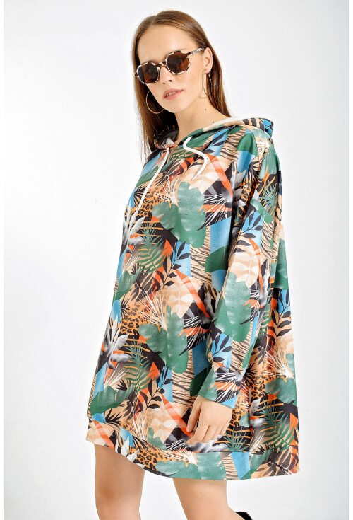 4125 Oversize Sweat Elbise