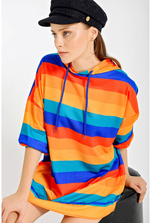4125 Oversize Sweat Elbise