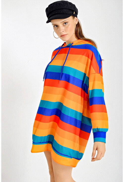 4125 Oversize Sweat Elbise