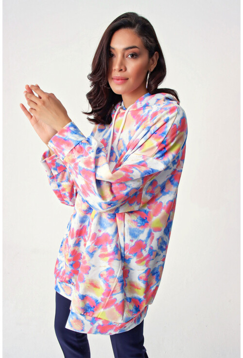 4125 Oversize Sweat Elbise