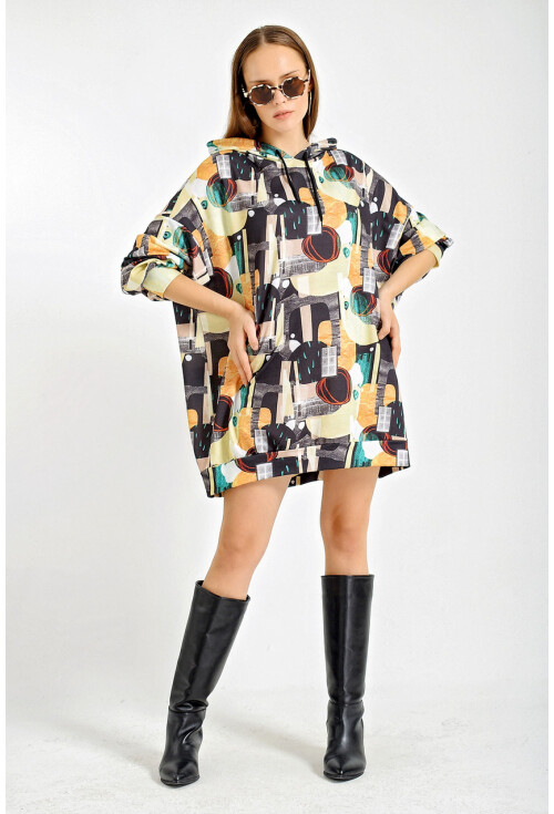 4125 Oversize Sweat Elbise