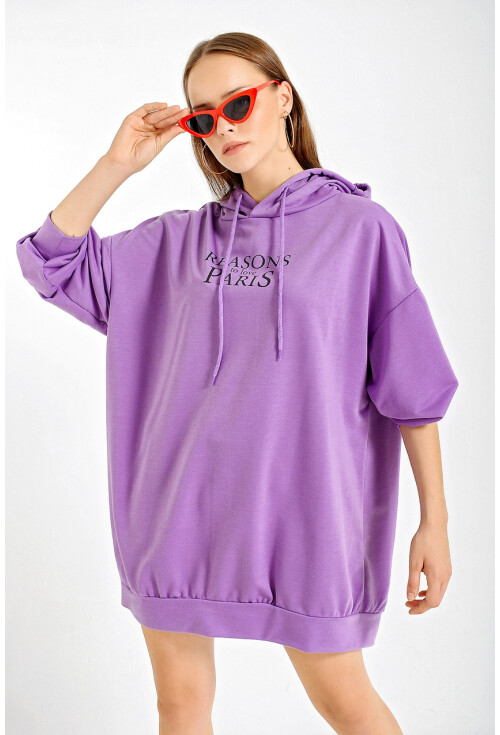 4125 Oversize Sweat Elbise