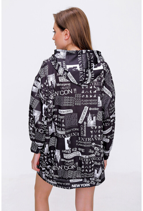 4125 Oversize Sweat Elbise