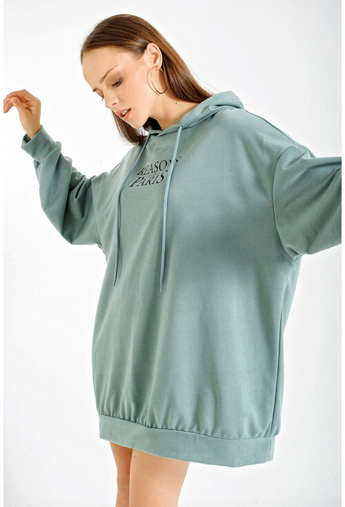 4125 Oversize Sweat Elbise