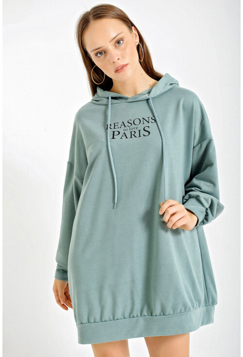 4125 Oversize Sweat Elbise