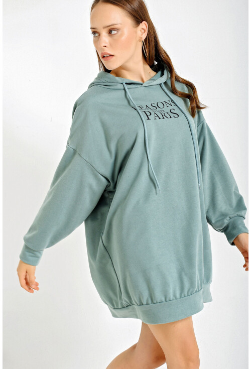4125 Oversize Sweat Elbise