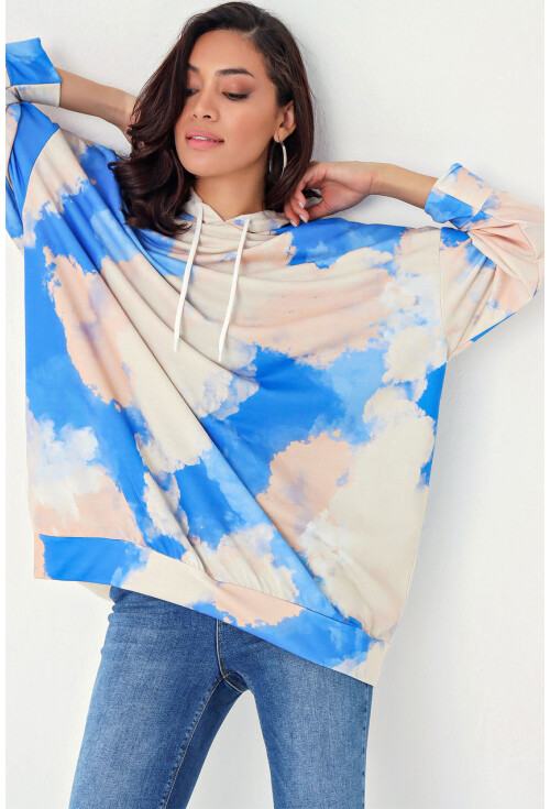 4125 Oversize Sweat Elbise