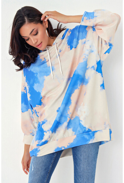 4125 Oversize Sweat Elbise