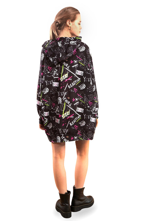 4125 Oversize Sweat Elbise