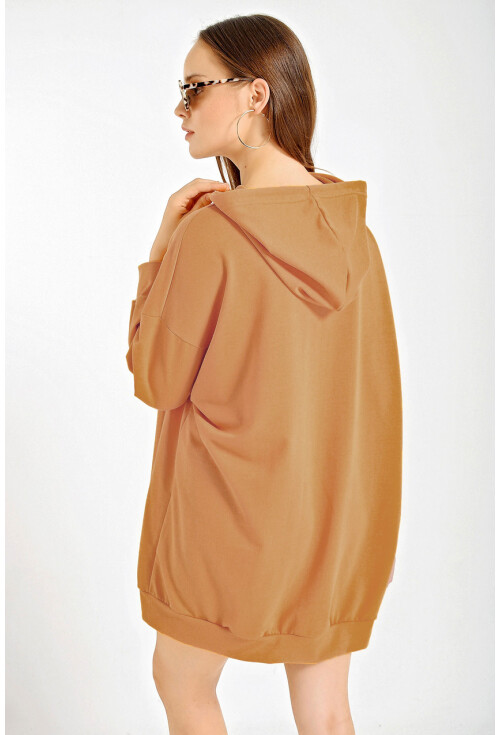 4125 Oversize Sweat Elbise