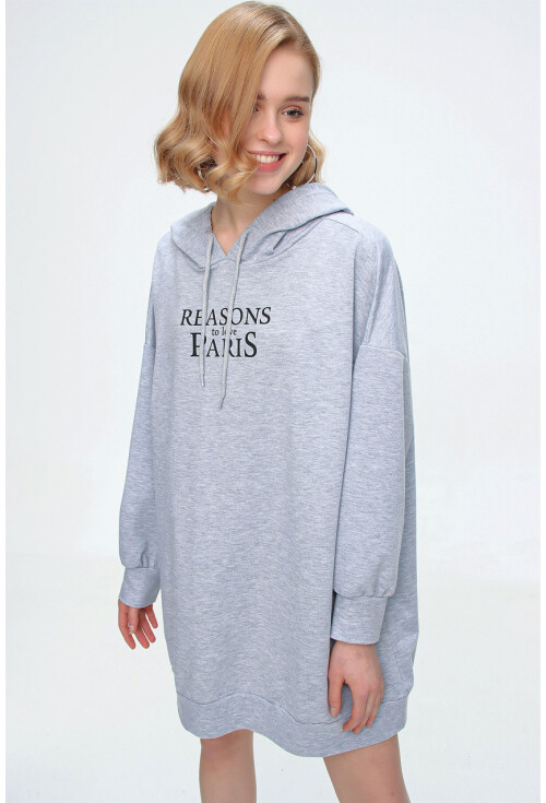4125 Oversize Sweat Elbise