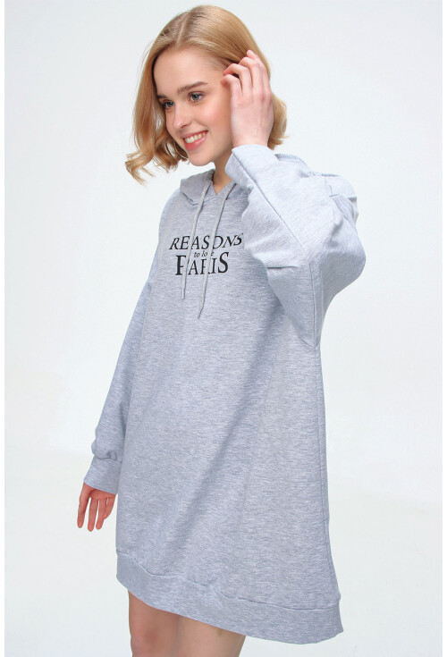 4125 Oversize Sweat Elbise
