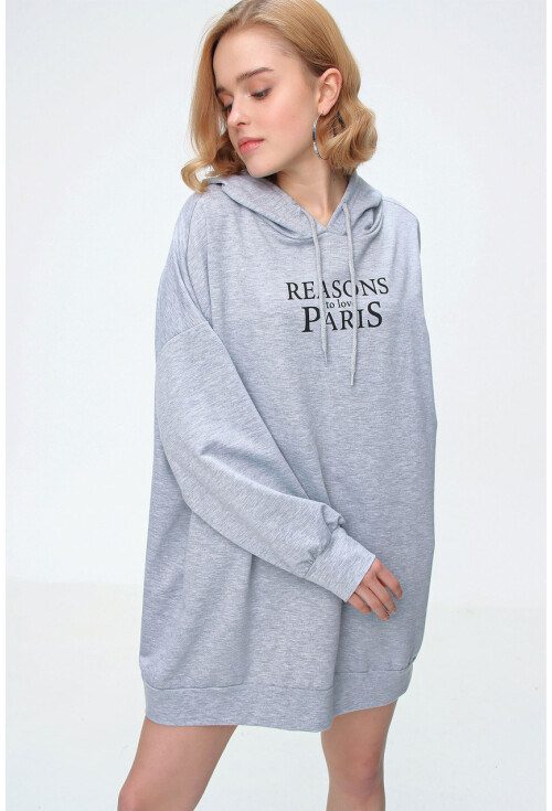 4125 Oversize Sweat Elbise