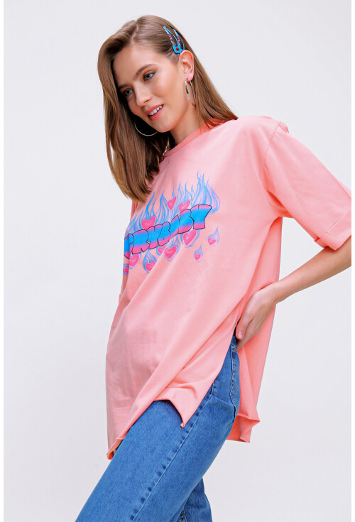 4295 Cry Baby Baskılı T-Shirt