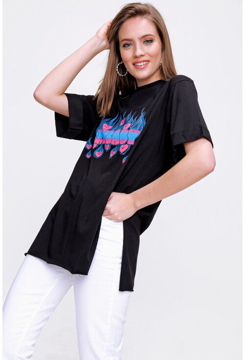 4295 Cry Baby Baskılı T-Shirt