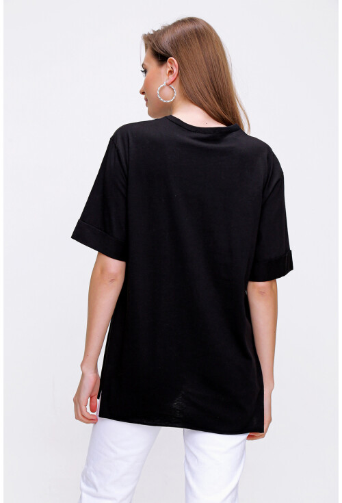 4295 Cry Baby Baskılı T-Shirt