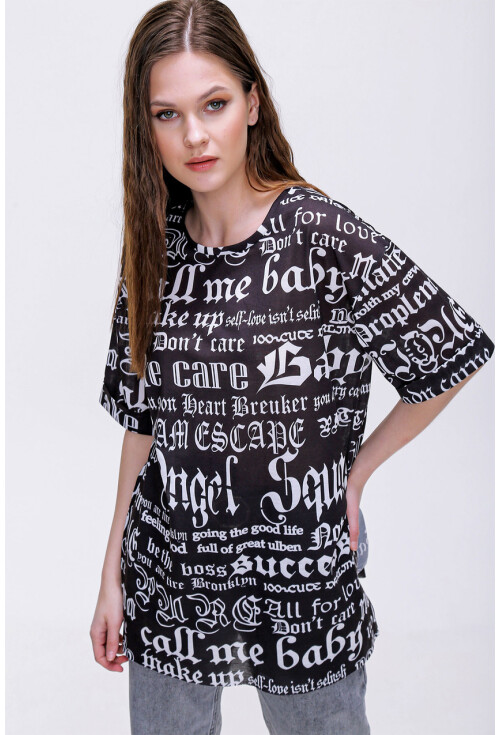 4302 Algerian Baskılı T-Shirt