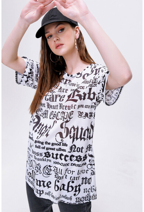 4302 Algerian Baskılı T-Shirt