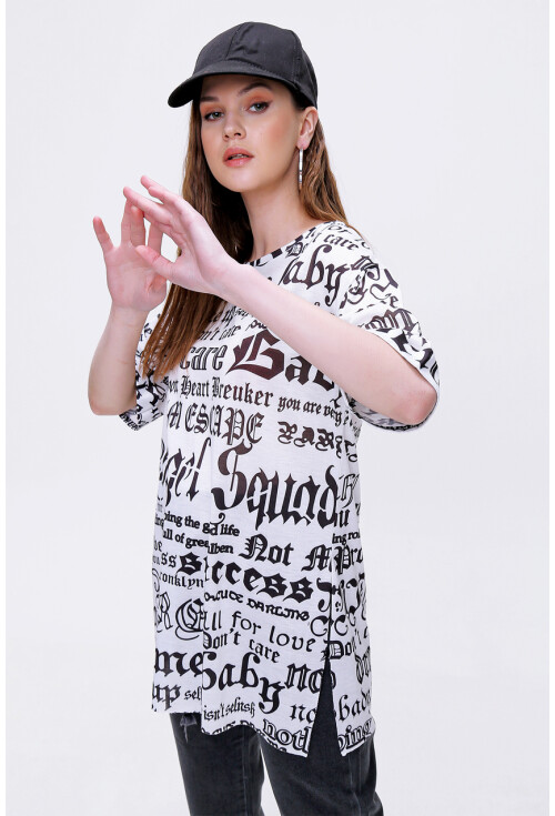 4302 Algerian Baskılı T-Shirt