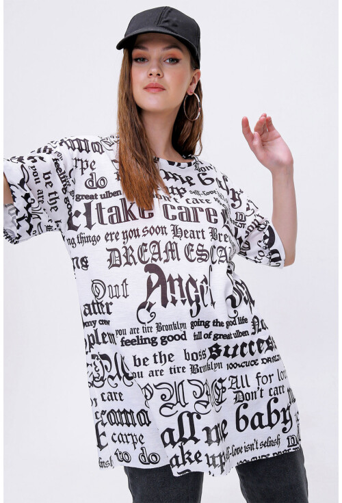 4302 Algerian Baskılı T-Shirt