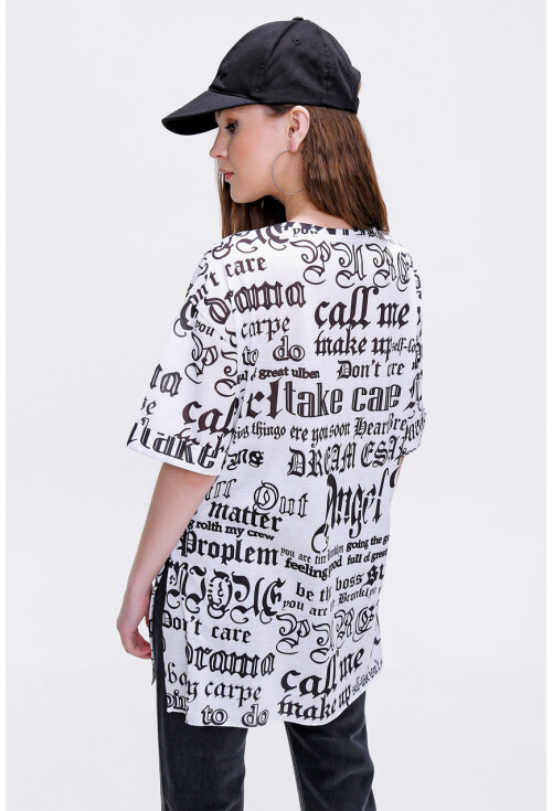 4302 Algerian Baskılı T-Shirt