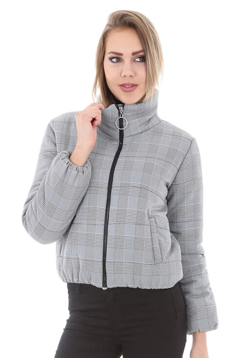 5079 Desenli Şişme Mont