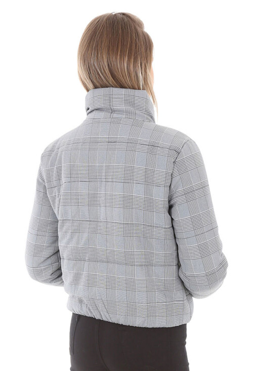 5079 Desenli Şişme Mont