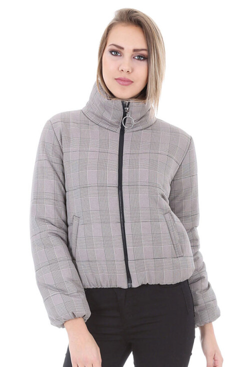 5079 Desenli Şişme Mont