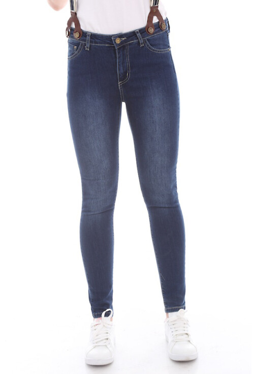 6326 Slopet Kemerli Kot Pantolon