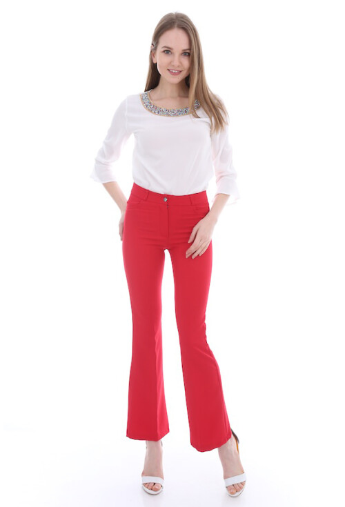 6340 İspanyol Paça Kumaş Pant.