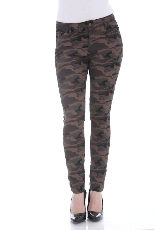 6363 Kamuflaj Dar Paça Pantolon